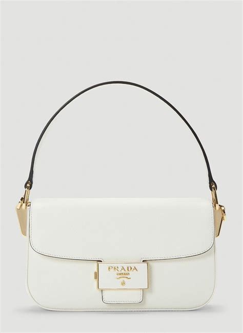 prada white hand bag|miuccia prada shoulder bag.